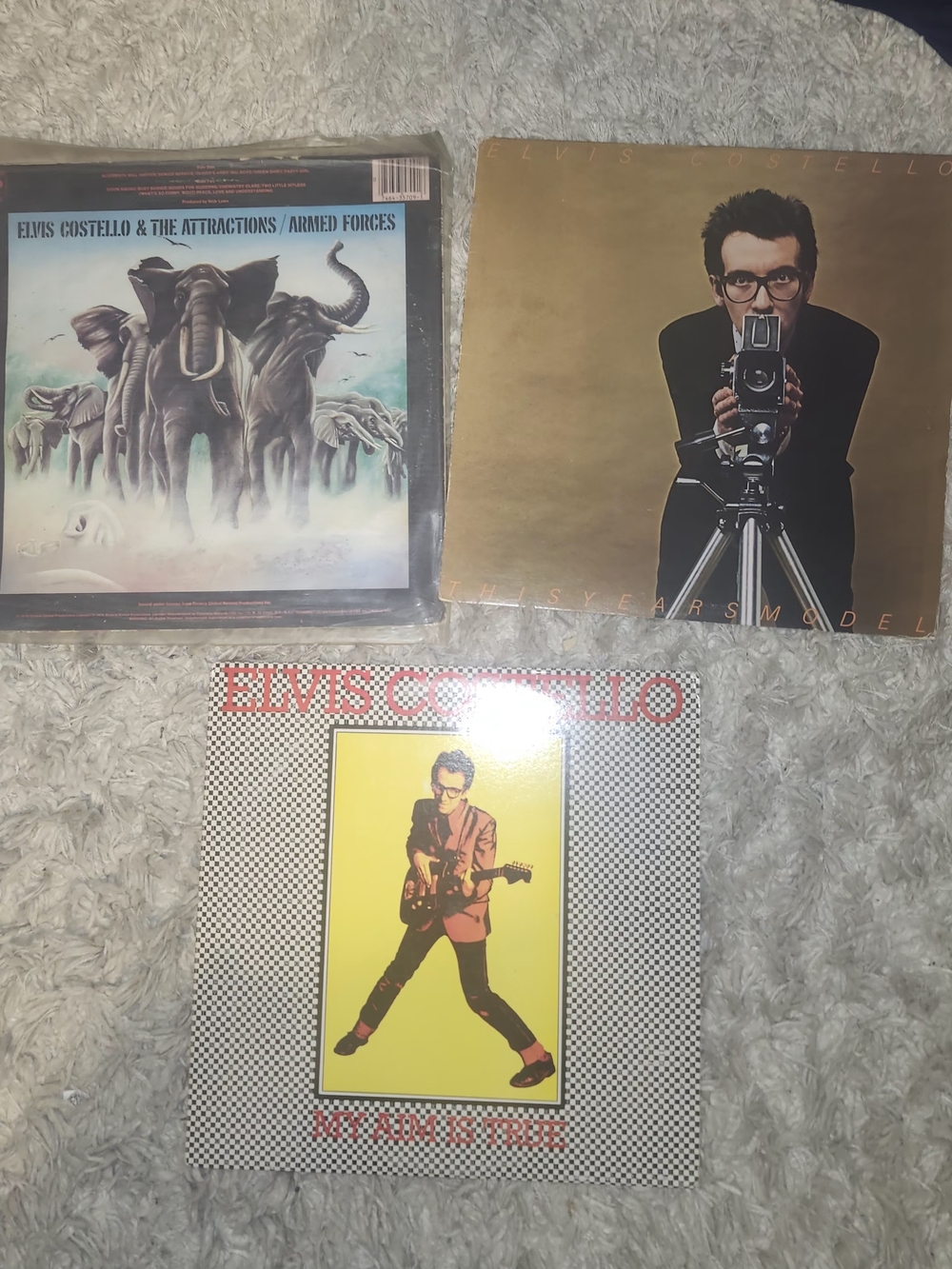 Elvis Costello Vinyl Lot - Three Albums